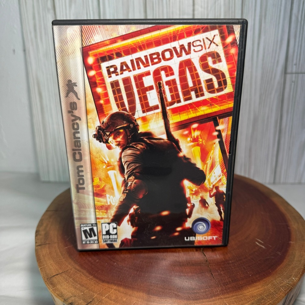 Tom Clancys Rainbow Six Vegas PC DVD-ROM Game Ubisoft Windows XP 2006 FPS‎ Video